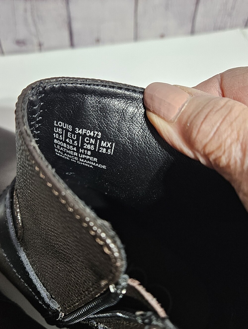 Calvin Klein Black Leather Ankle Boots with Buckle Strap - Picture 6 of 8